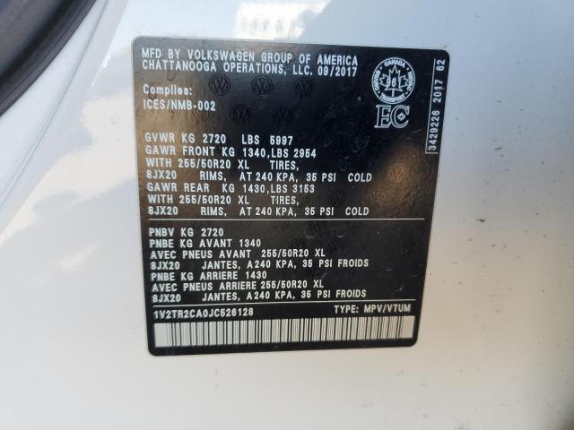 Photo 13 VIN: 1V2TR2CA0JC526128 - VOLKSWAGEN ATLAS EXEC 