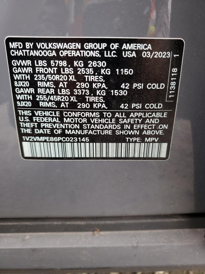 Photo 11 VIN: 1V2VMPE86PC023145 - VOLKSWAGEN ALL 