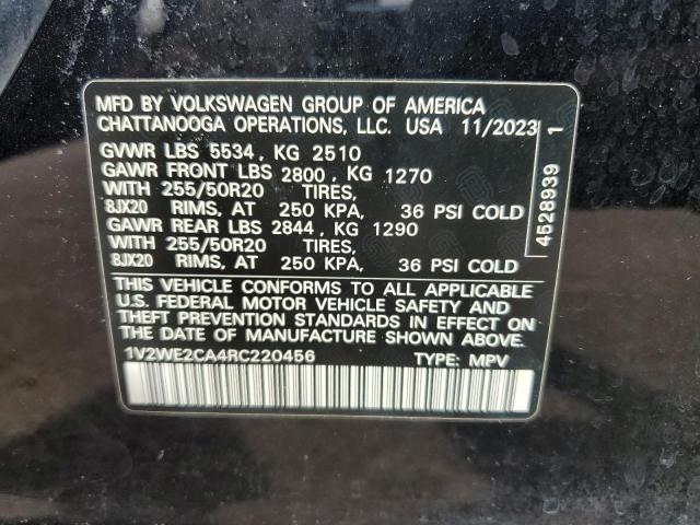 Photo 13 VIN: 1V2WE2CA4RC220456 - VOLKSWAGEN ATLAS CROS 