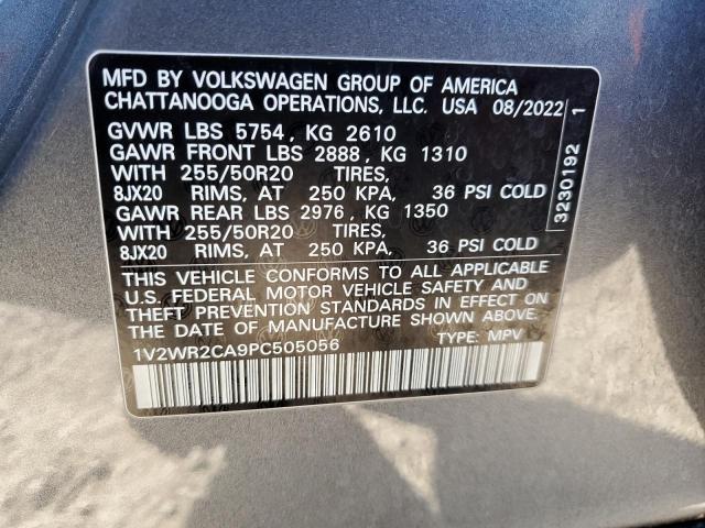 Photo 12 VIN: 1V2WR2CA9PC505056 - VOLKSWAGEN ATLAS 