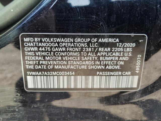 Photo 11 VIN: 1VWAA7A32MC003454 - VOLKSWAGEN PASSAT 