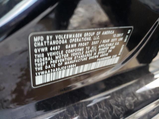 Photo 11 VIN: 1VWAA7A33JC019884 - VOLKSWAGEN PASSAT 