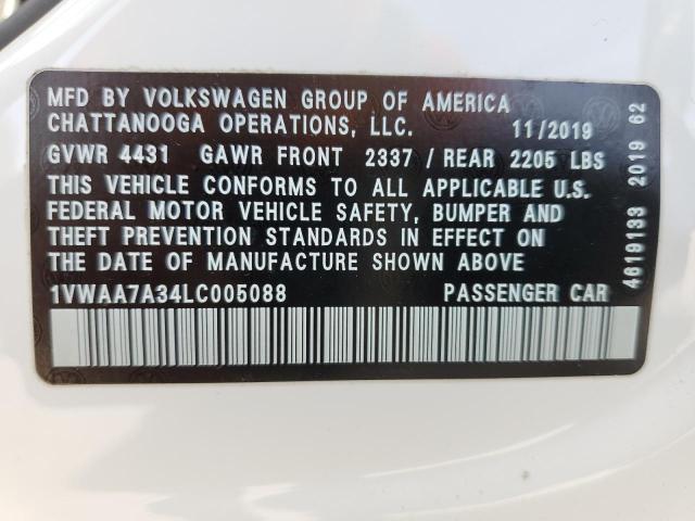 Photo 11 VIN: 1VWAA7A34LC005088 - VOLKSWAGEN PASSAT 