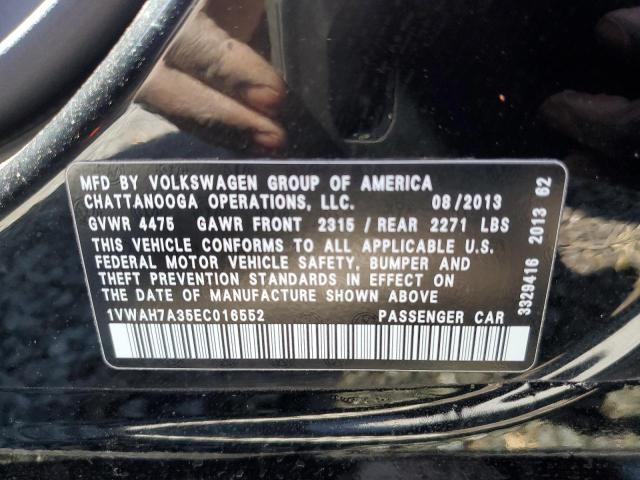 Photo 12 VIN: 1VWAH7A35EC016552 - VOLKSWAGEN PASSAT 