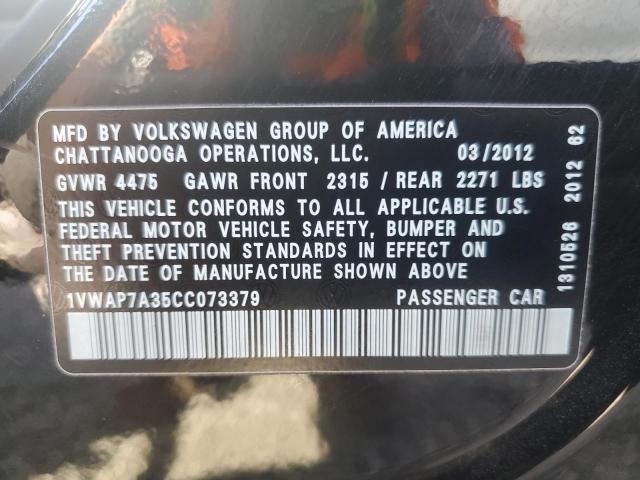 Photo 11 VIN: 1VWAP7A35CC073379 - VOLKSWAGEN PASSAT S 