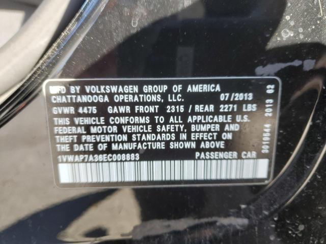 Photo 11 VIN: 1VWAP7A36EC008883 - VOLKSWAGEN PASSAT 