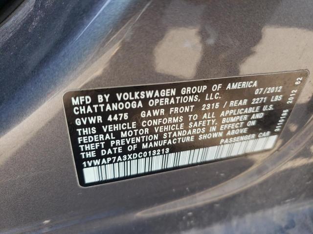 Photo 11 VIN: 1VWAP7A3XDC013213 - VOLKSWAGEN PASSAT 