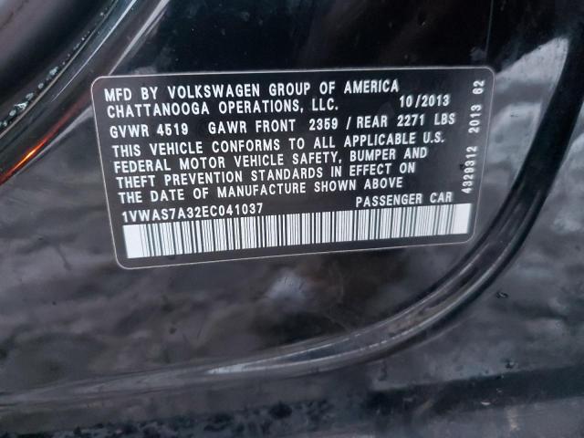 Photo 11 VIN: 1VWAS7A32EC041037 - VOLKSWAGEN PASSAT 