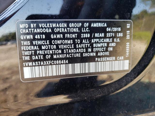 Photo 9 VIN: 1VWAS7A3XFC086454 - VOLKSWAGEN PASSAT 