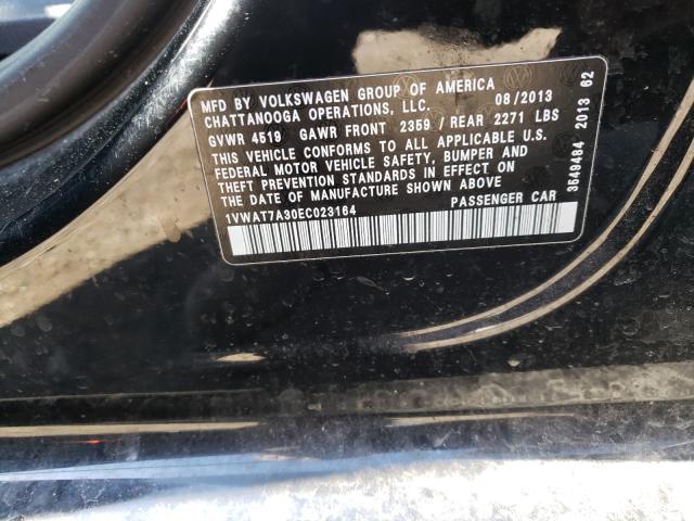 Photo 9 VIN: 1VWAT7A30EC023164 - VOLKSWAGEN PASSAT 