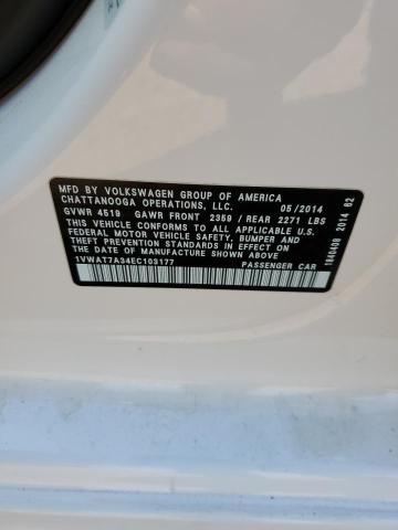 Photo 12 VIN: 1VWAT7A34EC103177 - VOLKSWAGEN PASSAT 