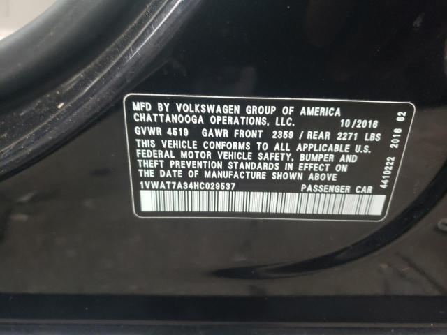 Photo 11 VIN: 1VWAT7A34HC029537 - VOLKSWAGEN PASSAT 