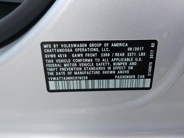 Photo 9 VIN: 1VWAT7A36HC079226 - VOLKSWAGEN PASSAT 