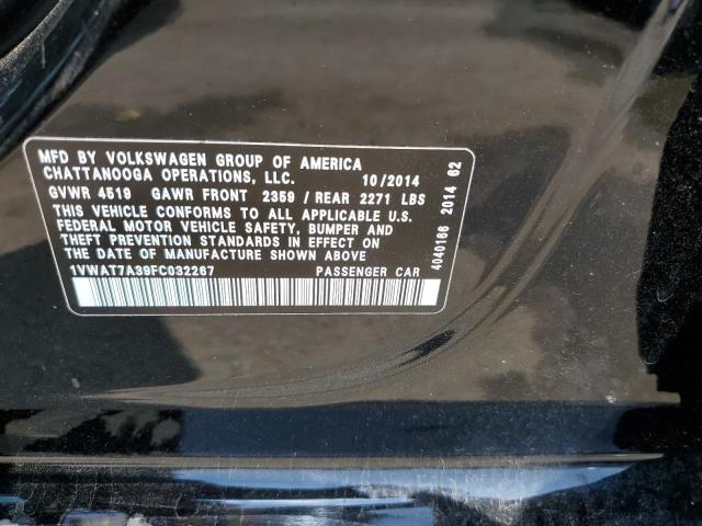 Photo 12 VIN: 1VWAT7A39FC032267 - VOLKSWAGEN PASSAT 