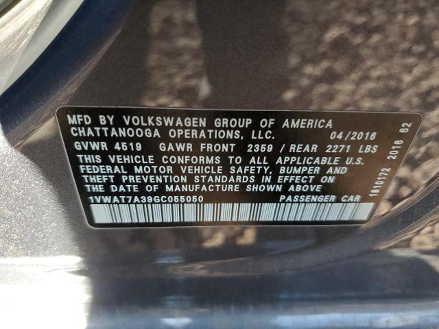 Photo 11 VIN: 1VWAT7A39GC055050 - VOLKSWAGEN PASSAT 