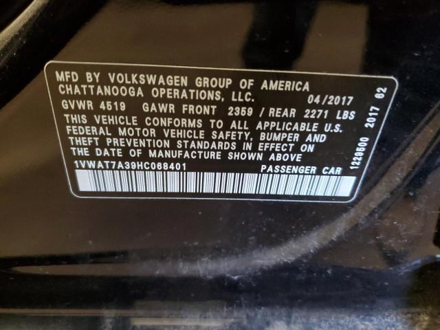 Photo 11 VIN: 1VWAT7A39HC068401 - VOLKSWAGEN PASSAT 