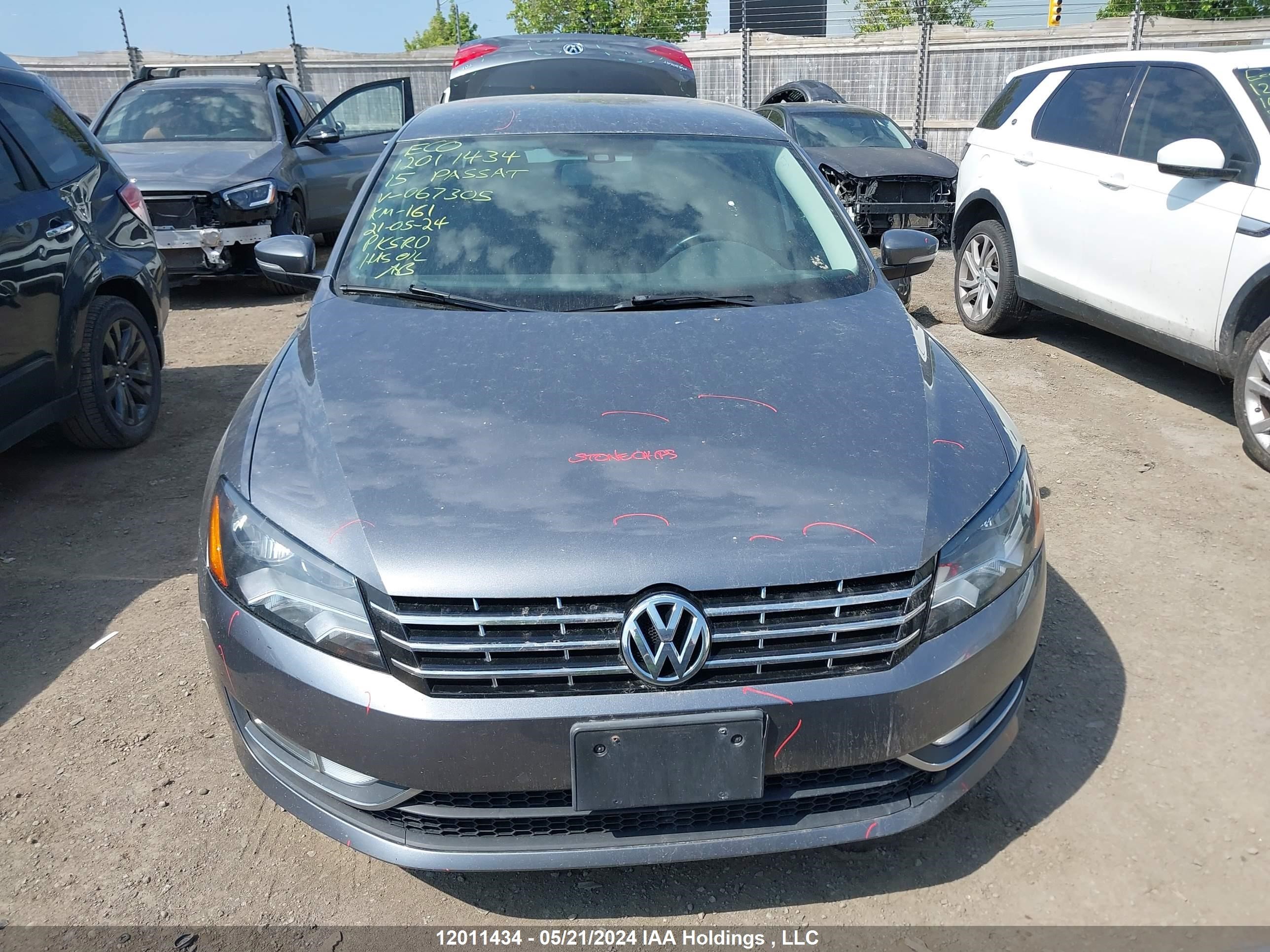 Photo 12 VIN: 1VWAV7A39FC067305 - VOLKSWAGEN PASSAT 