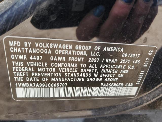 Photo 11 VIN: 1VWBA7A39JC005797 - VOLKSWAGEN PASSAT 