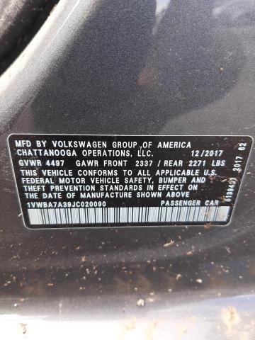 Photo 11 VIN: 1VWBA7A39JC020090 - VOLKSWAGEN PASSAT 