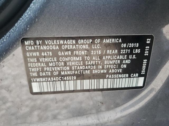 Photo 11 VIN: 1VWBH7A34DC145529 - VOLKSWAGEN PASSAT 