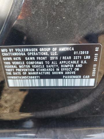 Photo 11 VIN: 1VWBH7A36DC086371 - VOLKSWAGEN PASSAT SE 