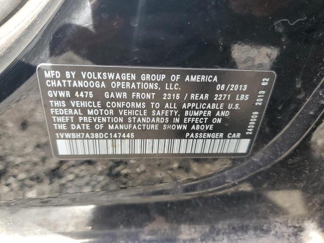 Photo 11 VIN: 1VWBH7A38DC147445 - VOLKSWAGEN PASSAT 