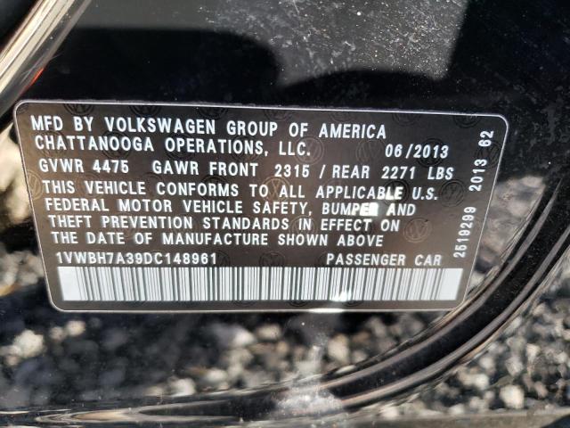 Photo 11 VIN: 1VWBH7A39DC148961 - VOLKSWAGEN PASSAT 