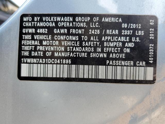 Photo 11 VIN: 1VWBN7A31DC041895 - VOLKSWAGEN PASSAT 