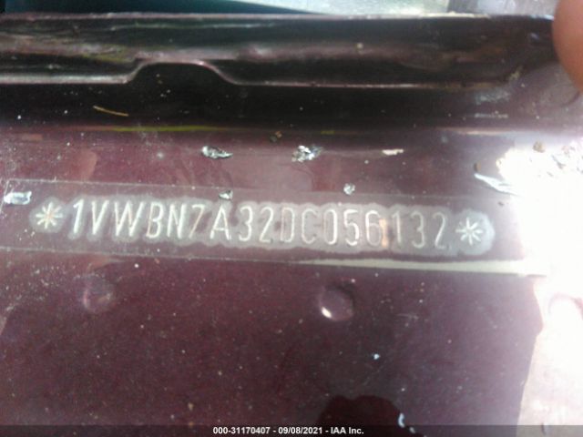 Photo 8 VIN: 1VWBN7A32DC056132 - VOLKSWAGEN PASSAT 