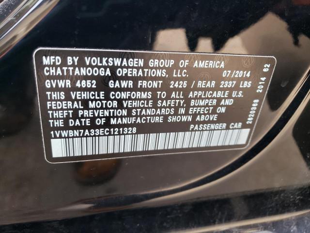 Photo 11 VIN: 1VWBN7A33EC121328 - VOLKSWAGEN PASSAT 