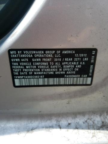 Photo 12 VIN: 1VWBP7A30DC082187 - VOLKSWAGEN PASSAT 