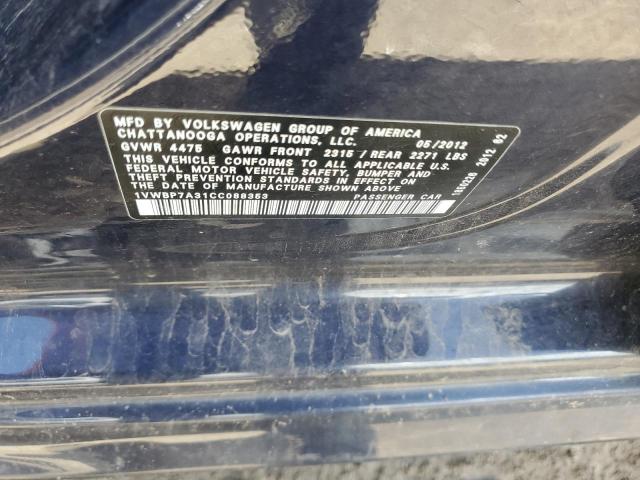 Photo 11 VIN: 1VWBP7A31CC088353 - VOLKSWAGEN PASSAT 