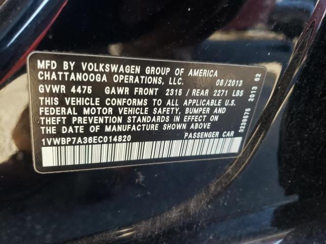 Photo 11 VIN: 1VWBP7A36EC014820 - VOLKSWAGEN PASSAT 