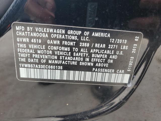 Photo 11 VIN: 1VWBS7A33EC060135 - VOLKSWAGEN PASSAT 