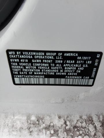 Photo 11 VIN: 1VWBT7A37HC080292 - VOLKSWAGEN PASSAT 