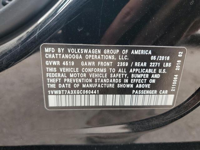 Photo 11 VIN: 1VWBT7A3XGC060441 - VOLKSWAGEN PASSAT 