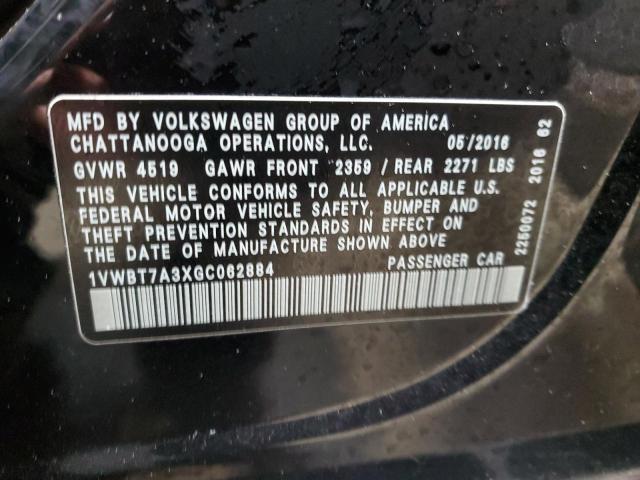 Photo 11 VIN: 1VWBT7A3XGC062884 - VOLKSWAGEN PASSAT 