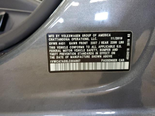 Photo 11 VIN: 1VWCA7A33LC004667 - VOLKSWAGEN PASSAT 