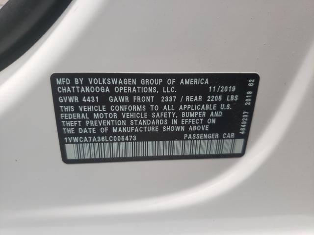 Photo 9 VIN: 1VWCA7A36LC005473 - VOLKSWAGEN PASSAT 