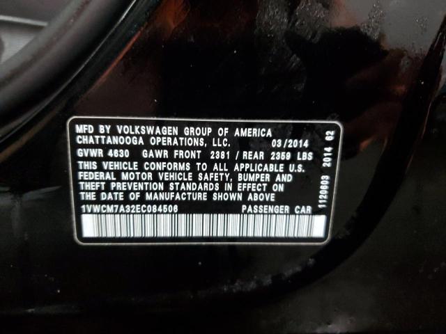 Photo 12 VIN: 1VWCM7A32EC084506 - VOLKSWAGEN PASSAT 