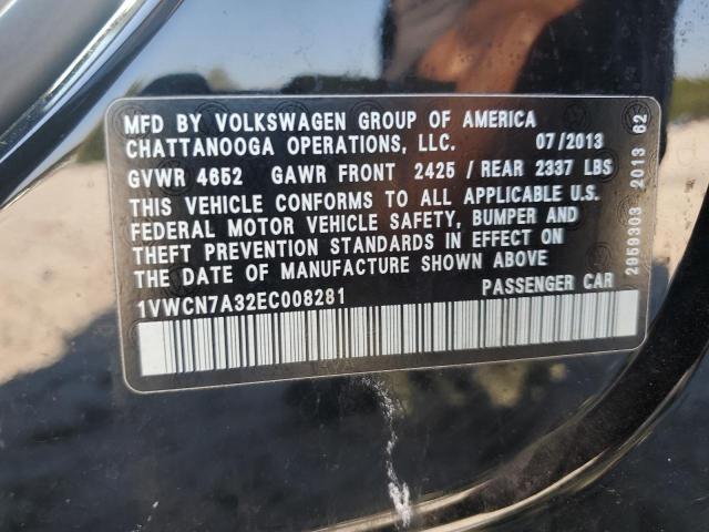 Photo 11 VIN: 1VWCN7A32EC008281 - VOLKSWAGEN PASSAT 