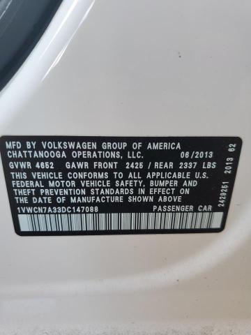 Photo 11 VIN: 1VWCN7A33DC147088 - VOLKSWAGEN PASSAT 