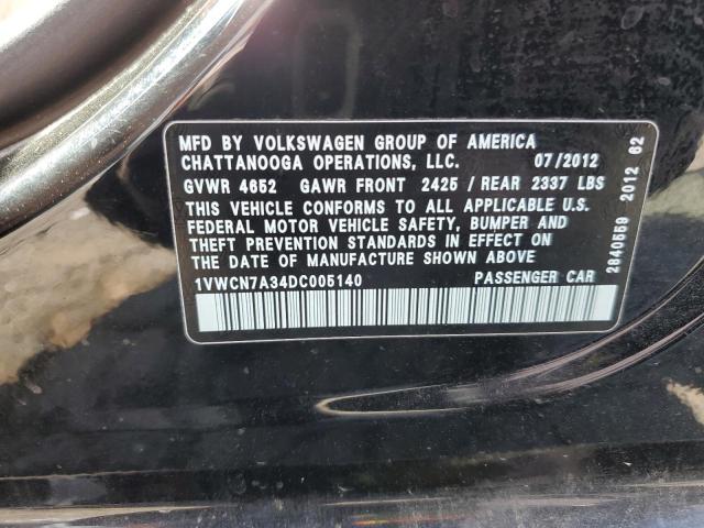 Photo 11 VIN: 1VWCN7A34DC005140 - VOLKSWAGEN PASSAT 