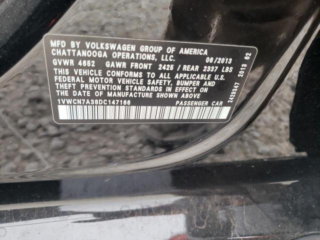 Photo 11 VIN: 1VWCN7A38DC147166 - VOLKSWAGEN PASSAT 