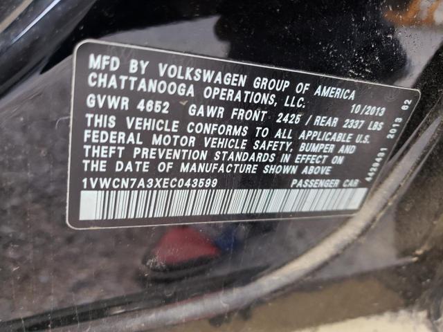 Photo 11 VIN: 1VWCN7A3XEC043599 - VOLKSWAGEN PASSAT 