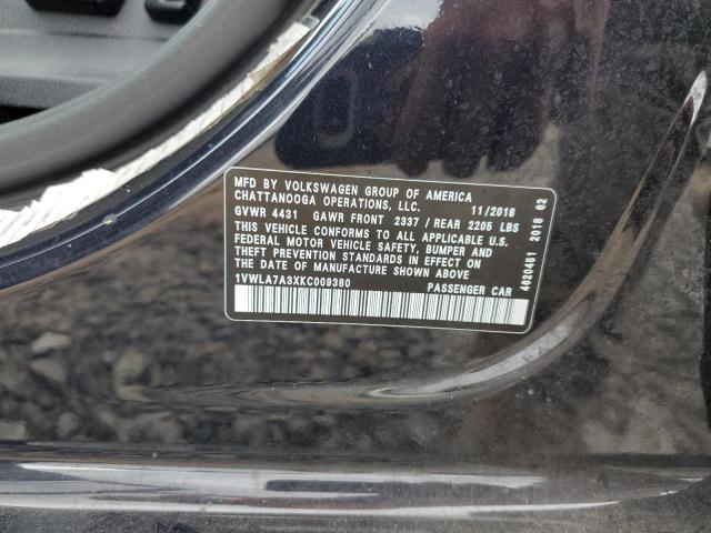 Photo 11 VIN: 1VWLA7A3XKC009380 - VOLKSWAGEN PASSAT 