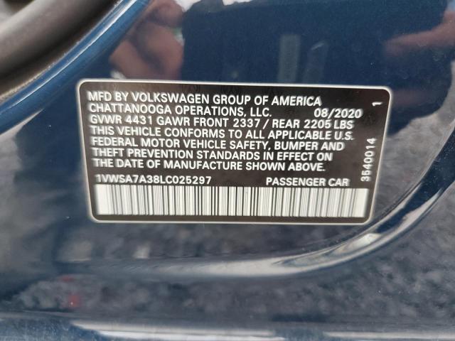 Photo 11 VIN: 1VWSA7A38LC025297 - VOLKSWAGEN PASSAT 