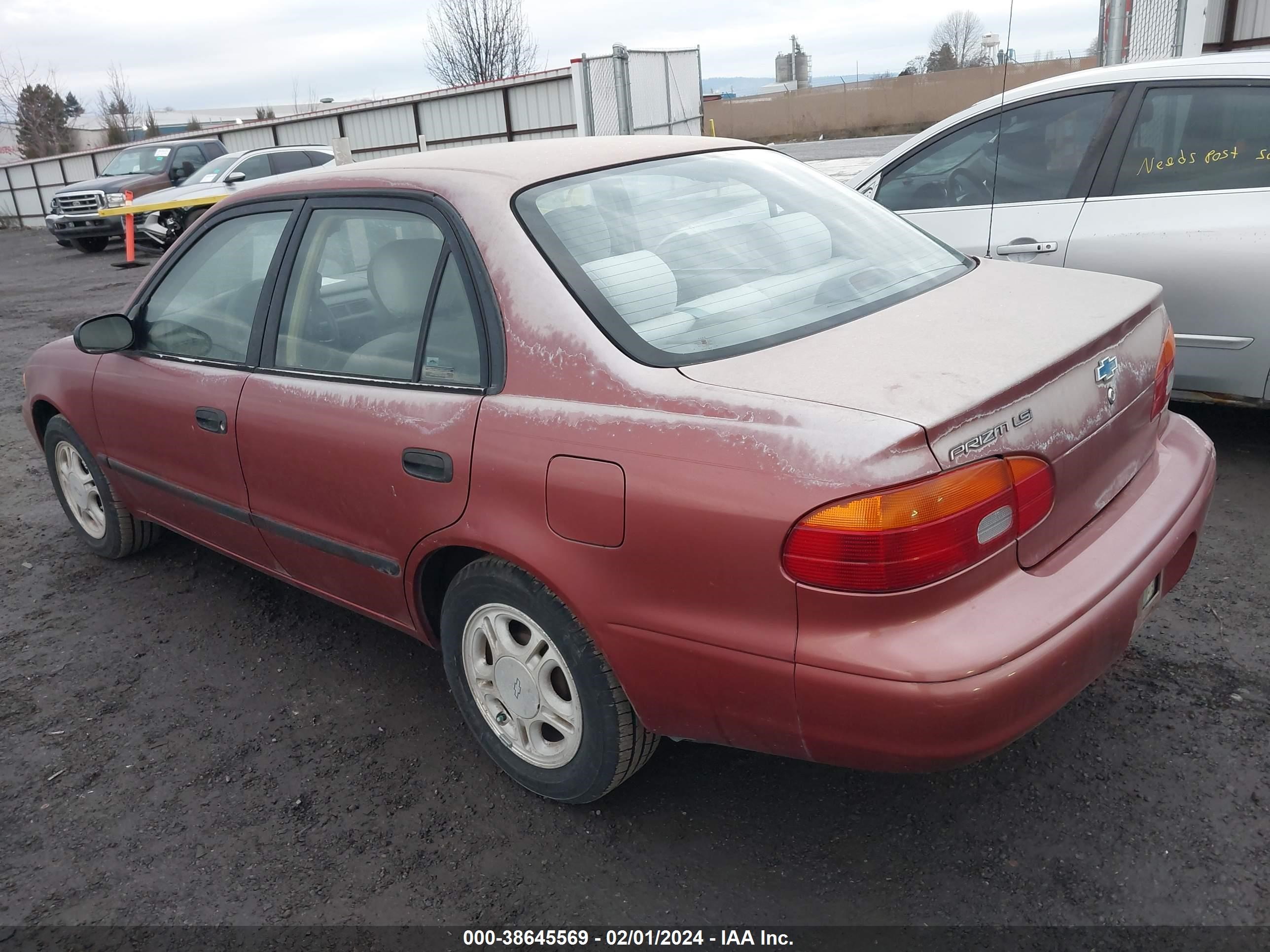 Photo 2 VIN: 1Y1SK5285XZ404254 - CHEVROLET PRIZM 