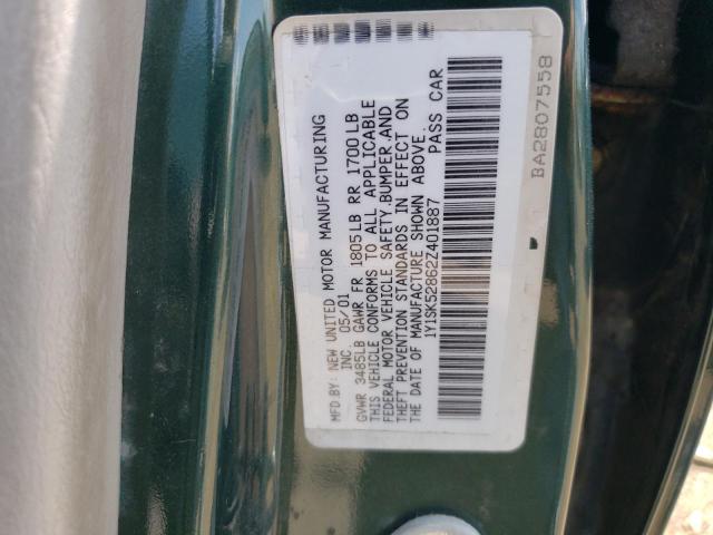 Photo 11 VIN: 1Y1SK52862Z401887 - CHEVROLET GEO PRIZM 