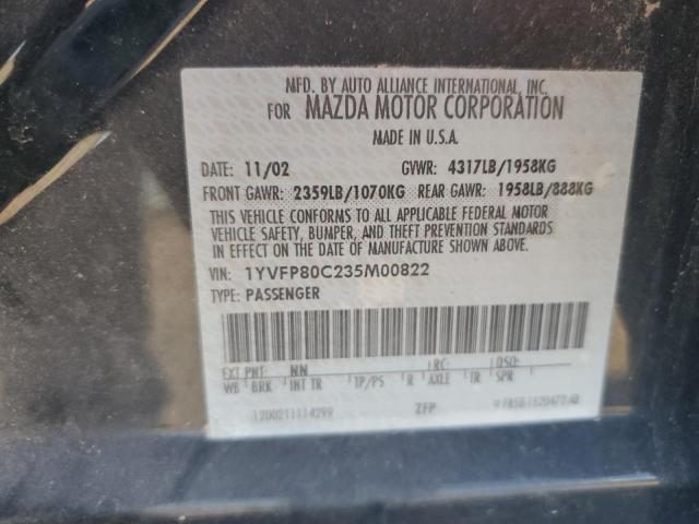 Photo 11 VIN: 1YVFP80C235M00822 - MAZDA 6 I 